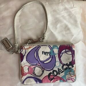 Coach Poppy Wristlet
